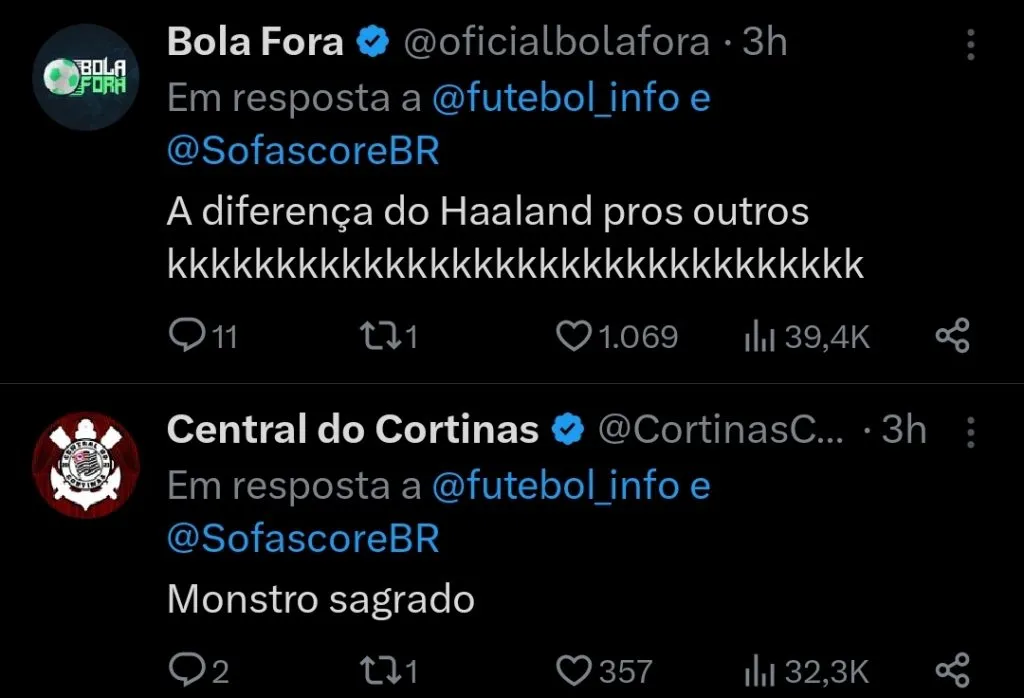 Repercussão via Twitter