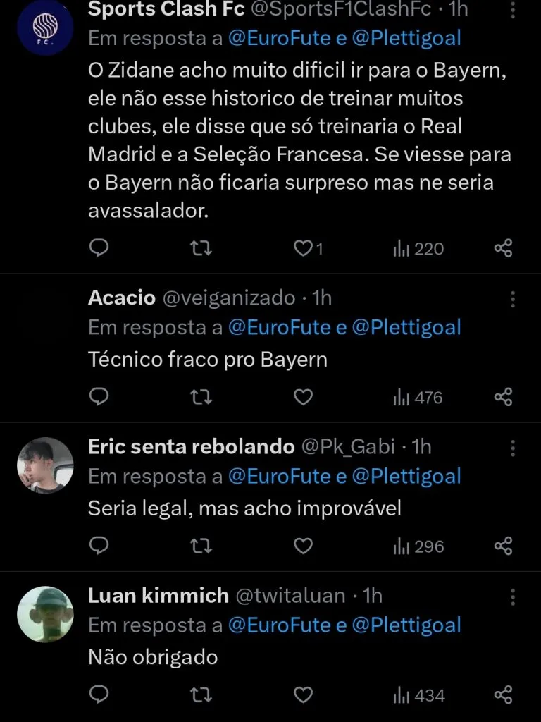 Repercussão via Twitter