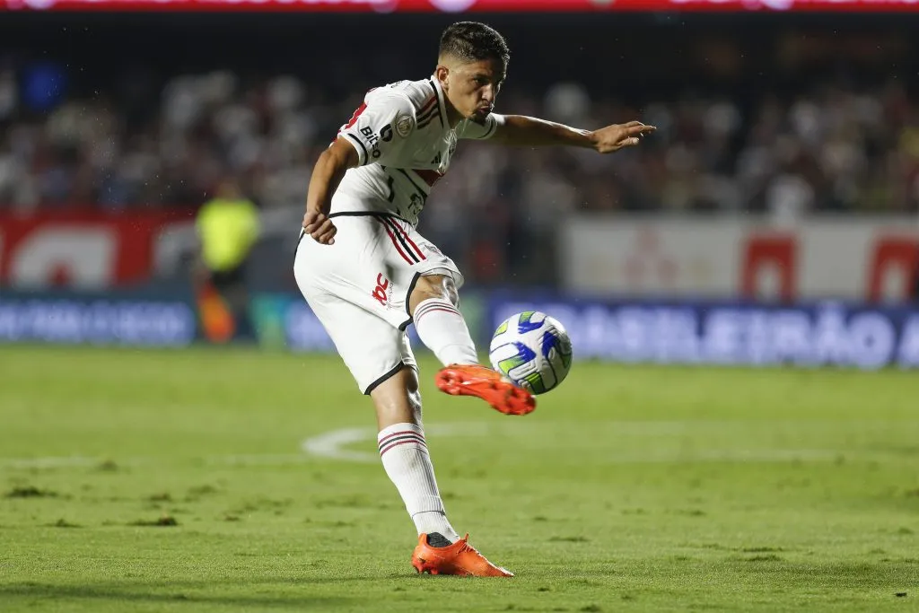 Pablo Maia pelo São Paulo. (Photo by Ricardo Moreira/Getty Images)