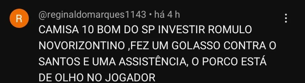 Repercussão via YouTube