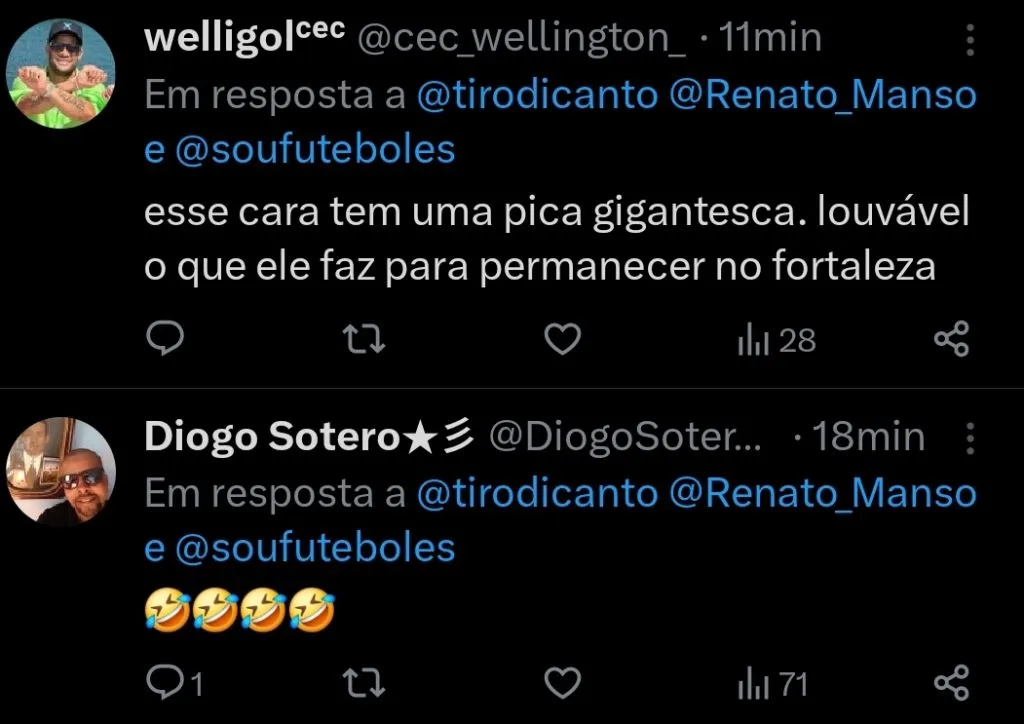 Repercussão via Twitter