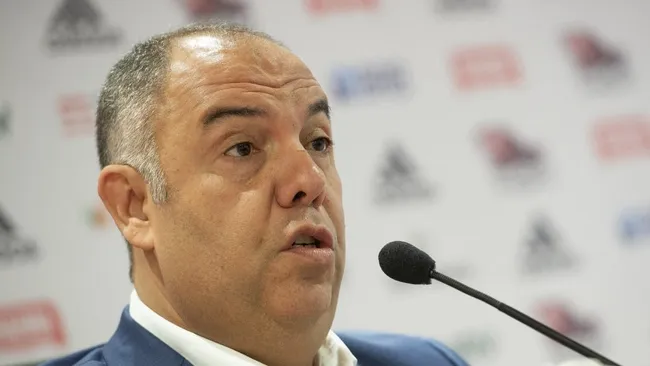 Marcos Braz fala de reforços no Flamengo. Foto: Alexandre Vidal/Flamengo