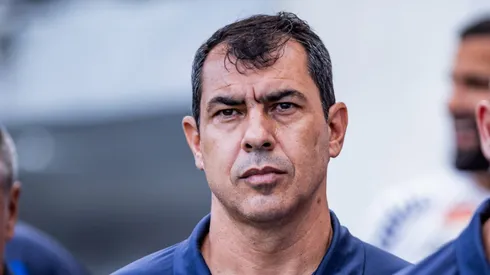 SP - SANTOS - 18/02/2024 - PAULISTA 2024, SANTOS X NOVORIZONTINO - Fabio Carille tecnico do Santos durante partida contra o Novorizontino no estadio Vila Belmiro pelo campeonato Paulista 2024. Foto: Abner Dourado/AGIF