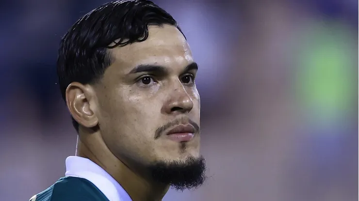 SP - BARUERI - 08/02/2024 - PAULISTA 2024, PALMEIRAS X ITUANO - Gustavo Gomez jogador do Palmeiras durante partida contra o Ituano no estadio Arena Barueri pelo campeonato Paulista 2024. Foto: Marcello Zambrana/AGIF