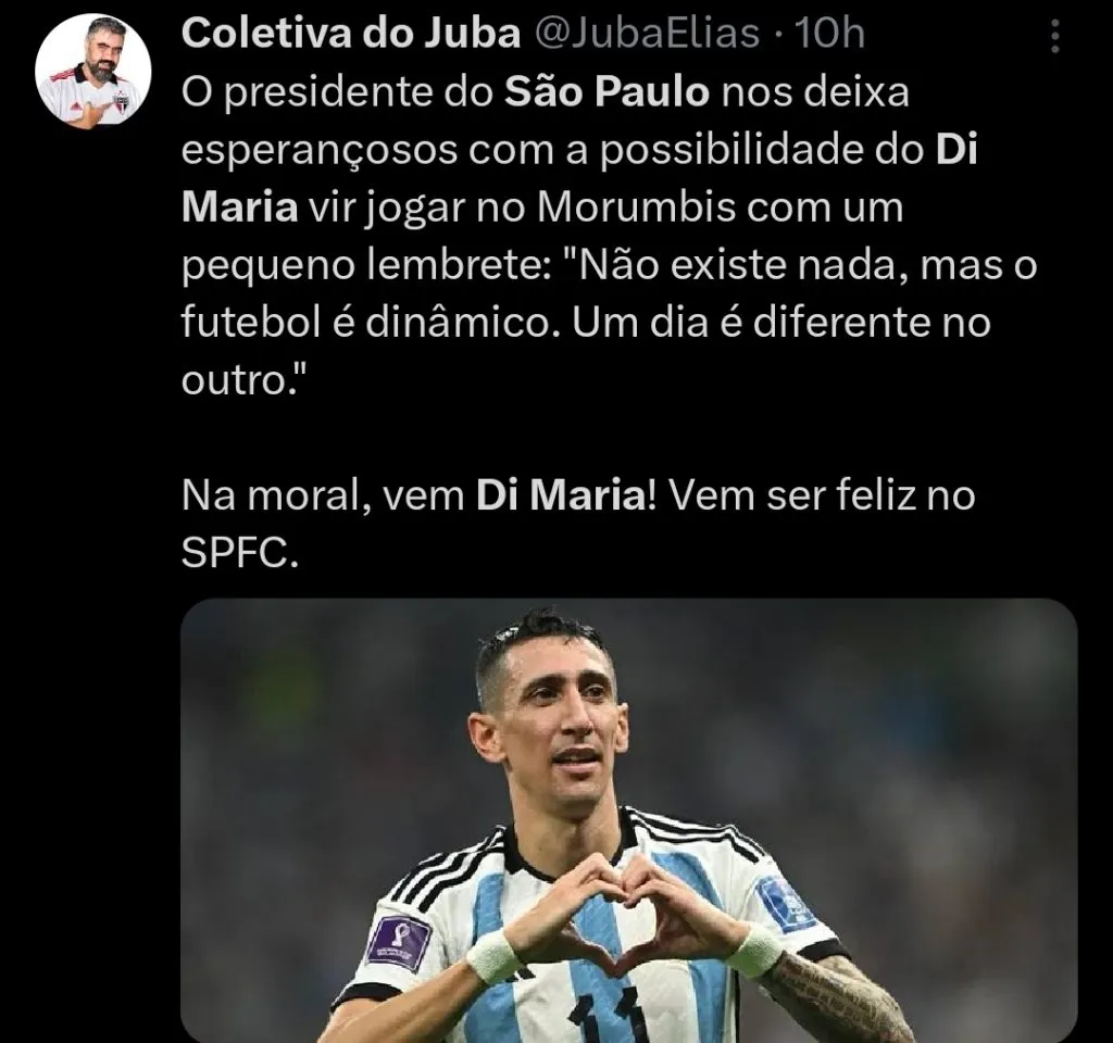 Repercussão via Twitter