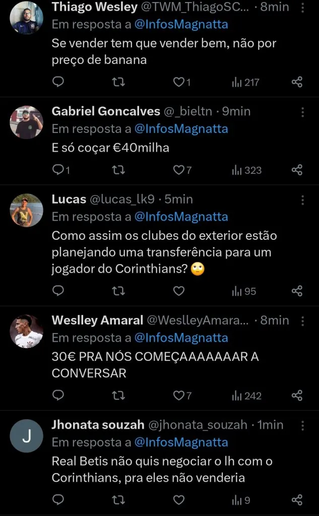 Repercussão via Twitter