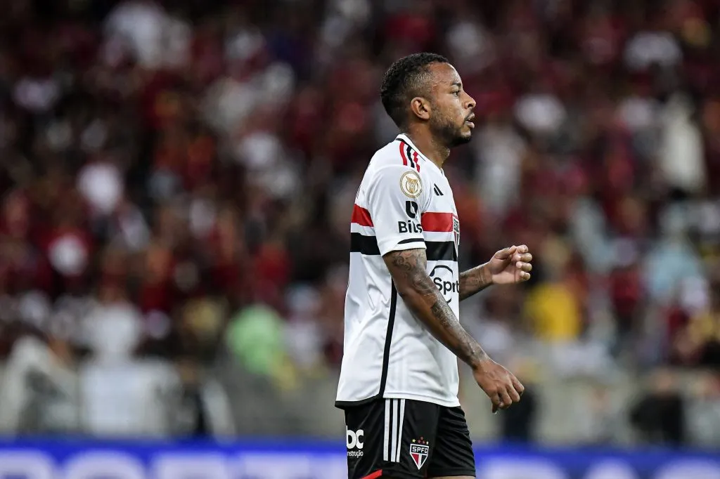 Welington em ação pelo SP. Foto: Thiago Ribeiro/AGIF