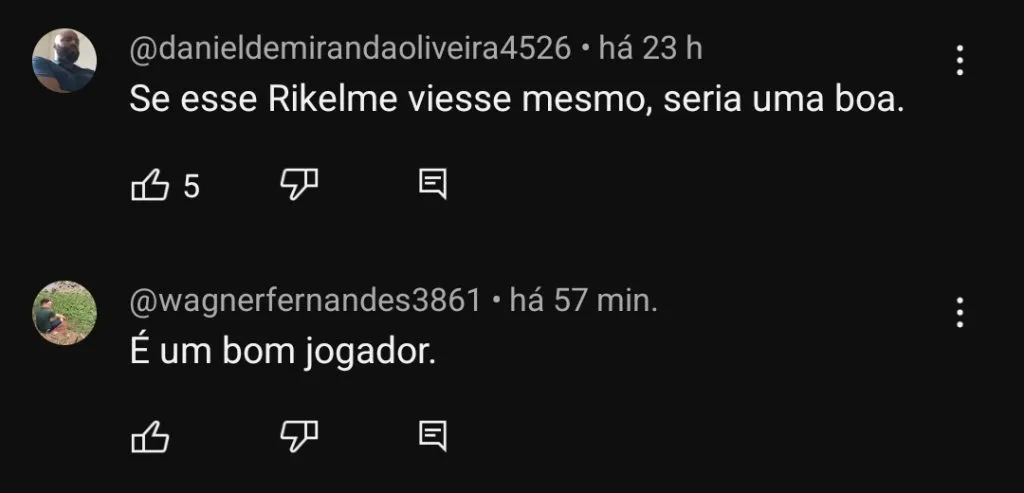 Repercussão via YouTube