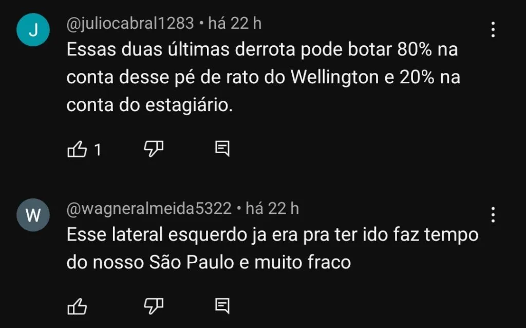 Repercussão via YouTube