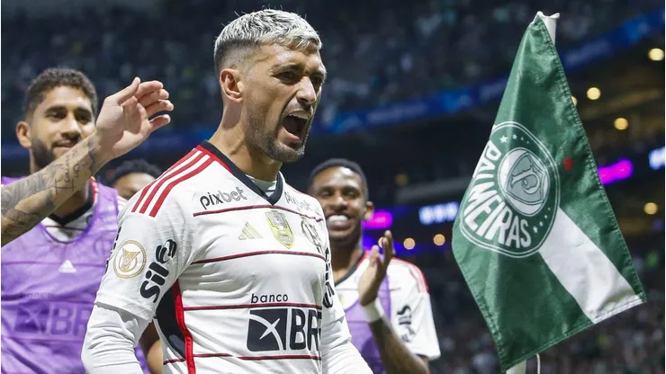 Giorgian De Arrascaeta of Flamengo . (Photo by Miguel Schincariol/Getty Images)