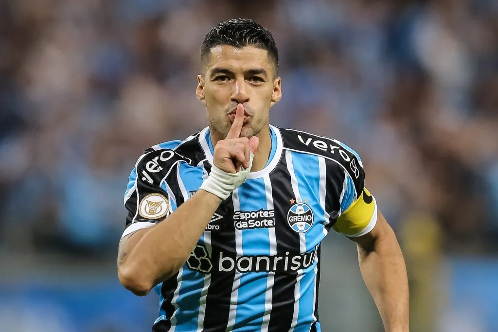 Luis Suarez of Gremio . (Photo by Pedro H. Tesch/Getty Images)