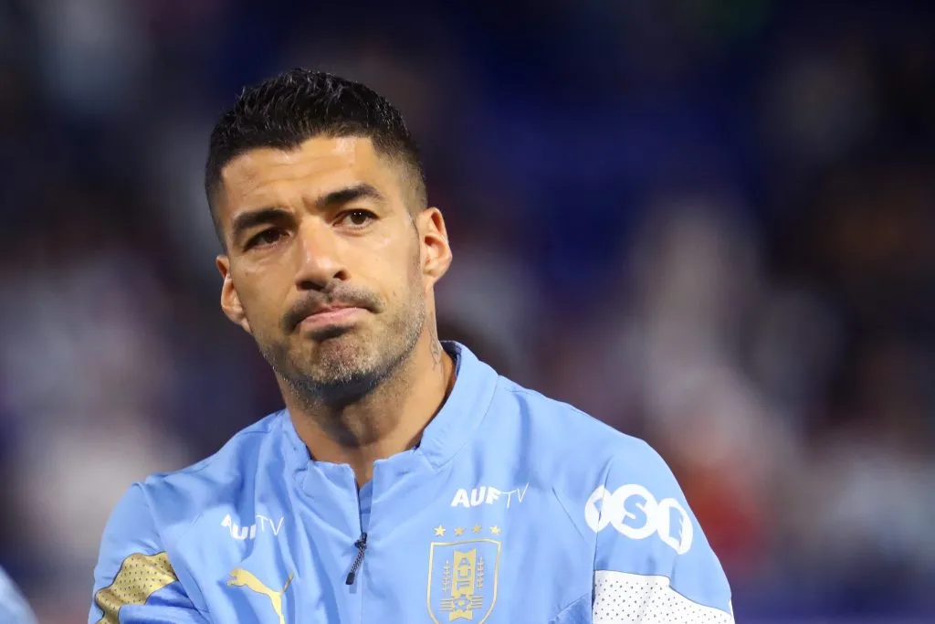 Luis Suarez of Uruguay  (Photo by Marcos Brindicci/Getty Images)