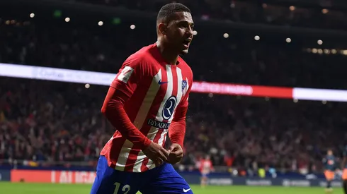 Samuel Lino of Atletico Madrid . (Photo by Denis Doyle/Getty Images)