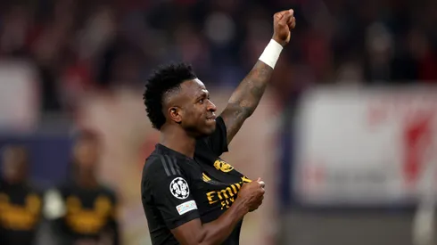 O Real Madrid venceu o RB Leipzig em partida pelas oitavas de final da Liga dos Campeões, na Red Bull Arena, em Leipzig (Foto: Alexander Hassenstein/Getty Images)