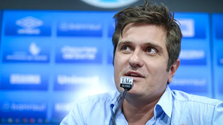 Antônio Brum: VP abriu o jogo sobre movimentações do Grêmio no mercado da bola (Foto: Lucas Uebel/Grêmio/Divulgação)