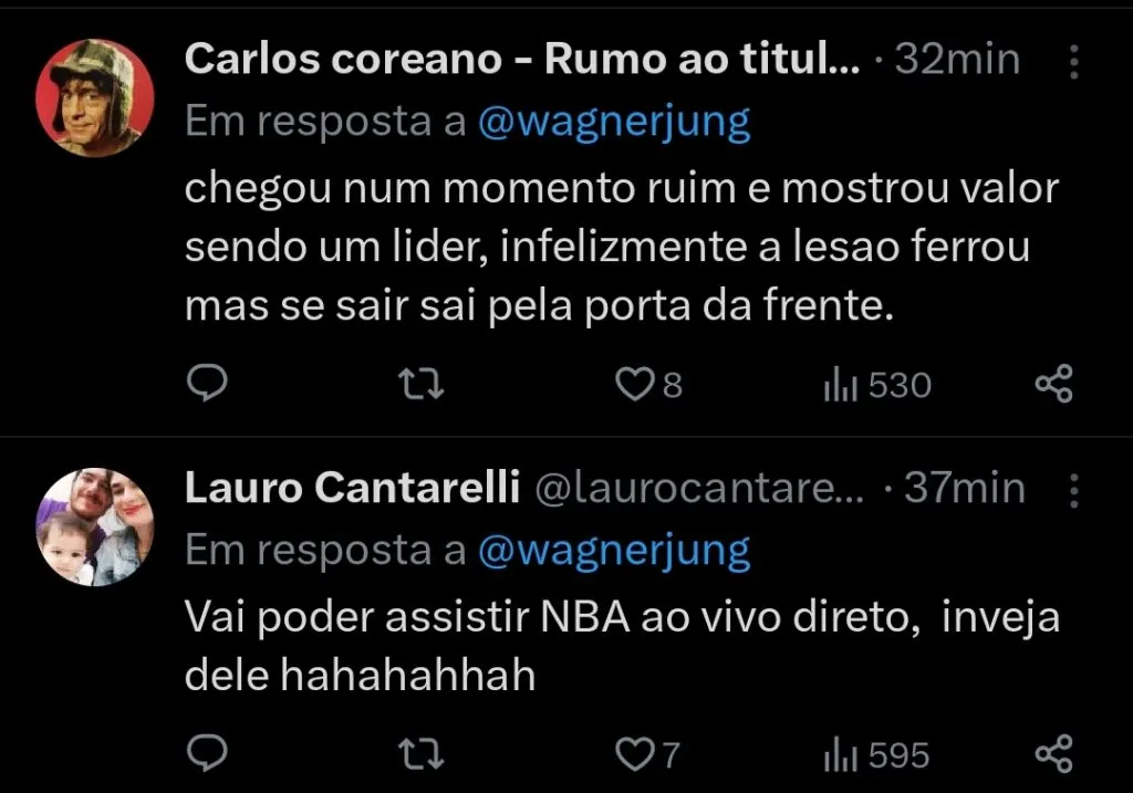 Repercussão via Twitter