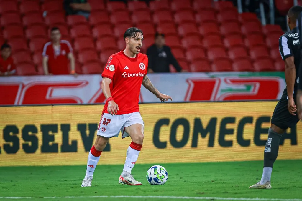 Palmeiras sonha com Maurício. Foto: Maxi Franzoi/AGIF