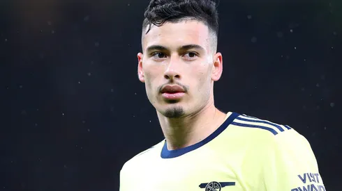 Gabriel Martinelli, atacante do Arsenal (Photo by Alex Livesey/Getty Images)