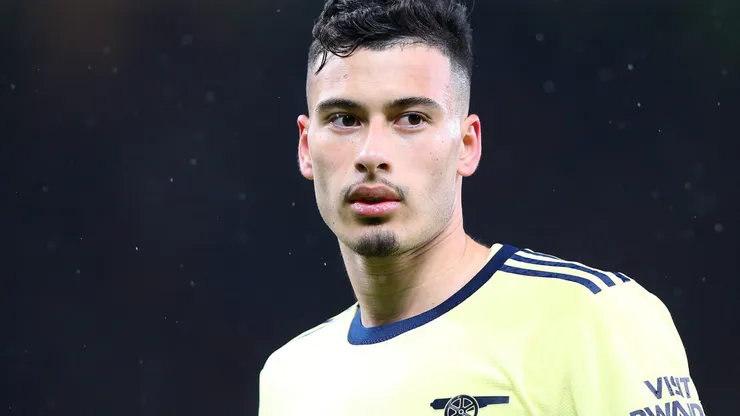 Gabriel Martinelli, atacante do Arsenal (Photo by Alex Livesey/Getty Images)