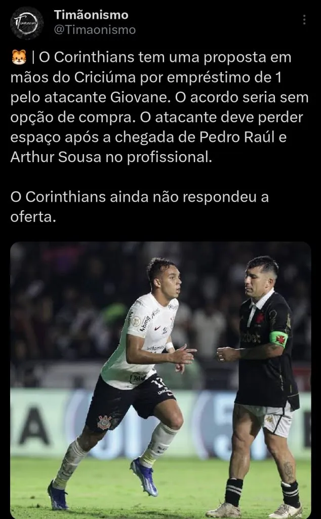 Repercussão via Twitter