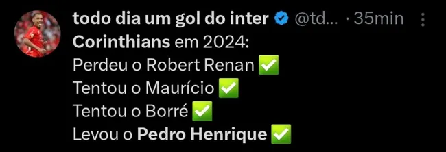 Repercussão via Twitter