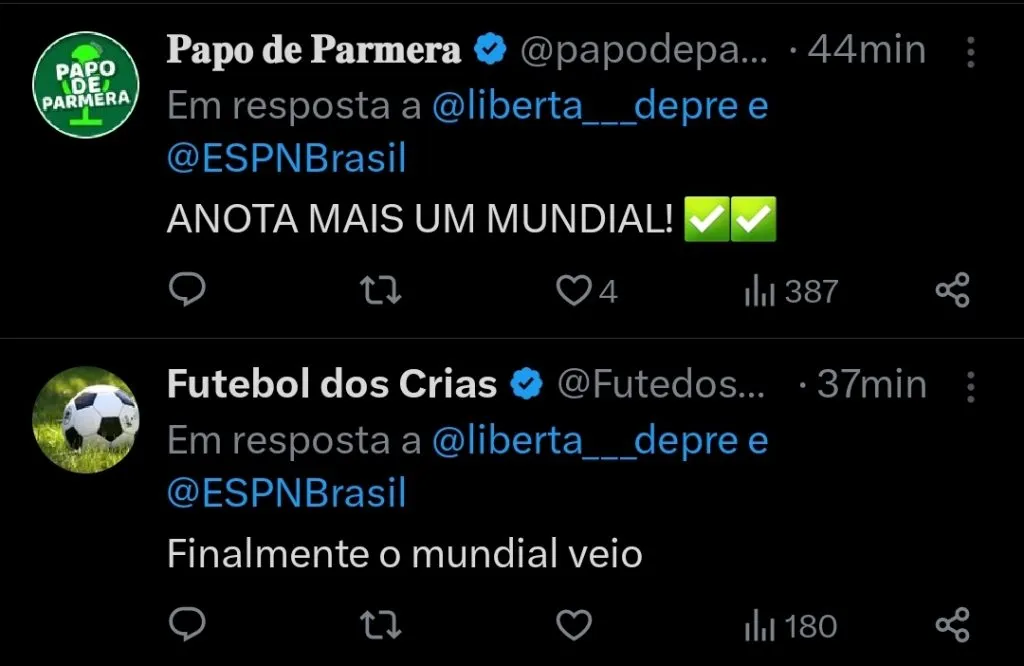Repercussão via Twitter