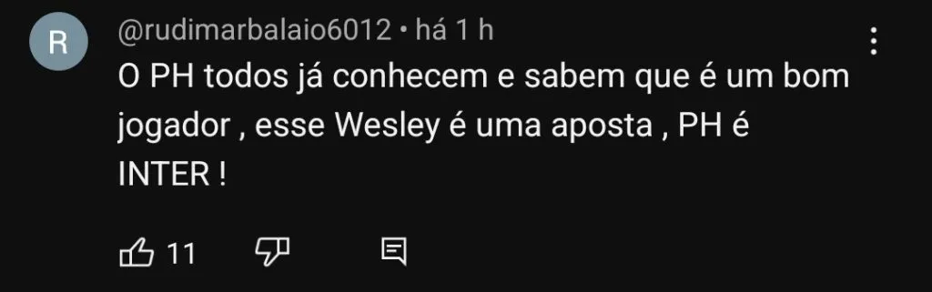 Repercussão via YouTube
