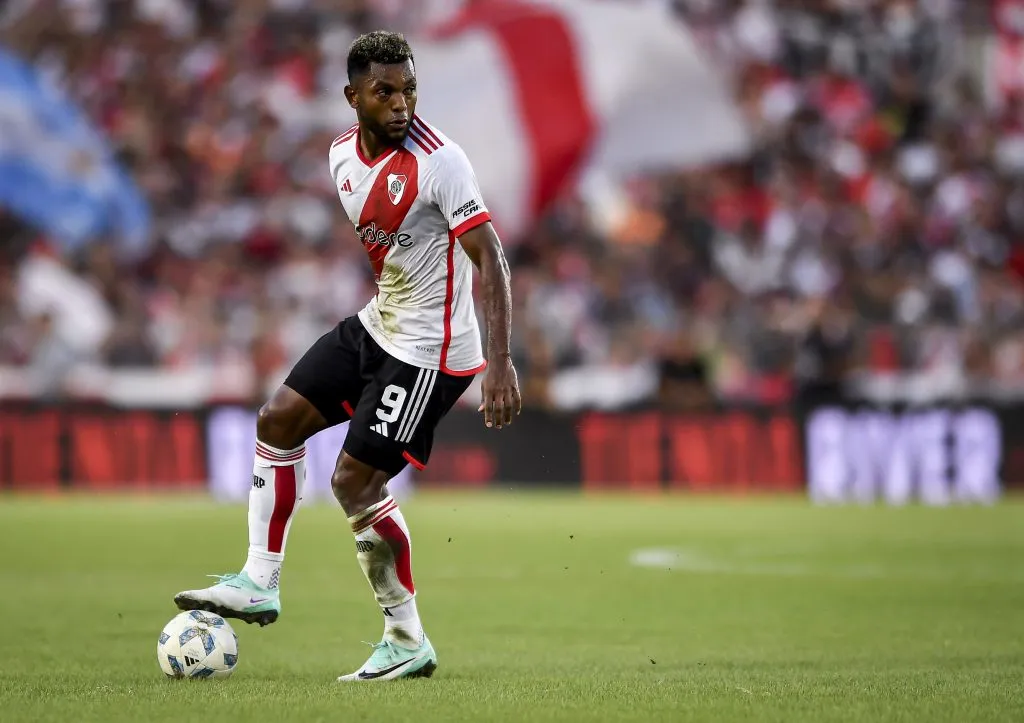 Borja pelo River Plate. Foto: Marcelo Endelli/Getty Images