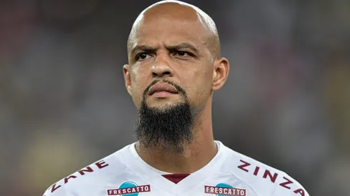 RJ - RIO DE JANEIRO - 12/04/2023 - COPA DO BRASIL 2023, FLUMINENSE X PAYSANDU - Felipe Melo jogador do Fluminense durante partida contra o Paysandu no estadio Maracana pelo campeonato Copa do Brasil 2023. Foto: Thiago Ribeiro/AGIF