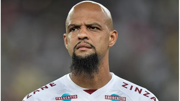 RJ - RIO DE JANEIRO - 12/04/2023 - COPA DO BRASIL 2023, FLUMINENSE X PAYSANDU - Felipe Melo jogador do Fluminense durante partida contra o Paysandu no estadio Maracana pelo campeonato Copa do Brasil 2023. Foto: Thiago Ribeiro/AGIF