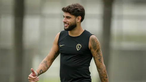 O atacante ganhou elogios do treinador (Fotos: Rodrigo Coca/Agência Corinthians/Divulgação)