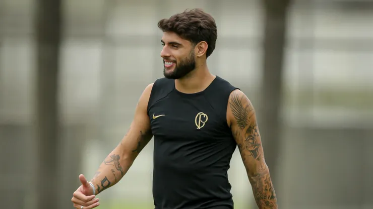 O atacante ganhou elogios do treinador (Fotos: Rodrigo Coca/Agência Corinthians/Divulgação)