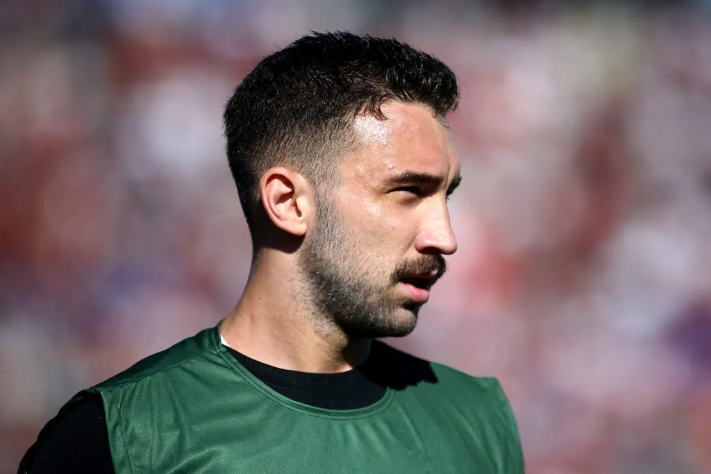 Léo Ortiz em ação pelo RB Bragantino (Photo by Ernesto Ryan/Getty Images)