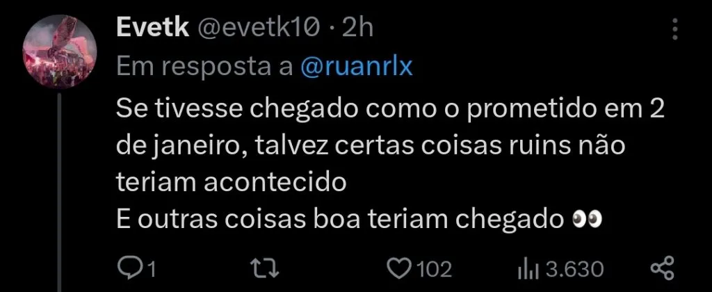 Repercussão via Twitter