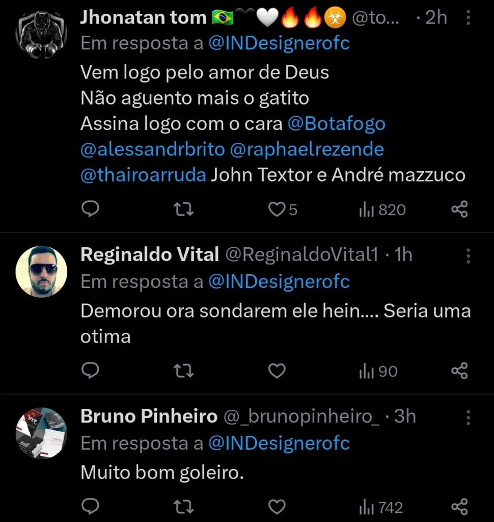 Repercussão via Twitter