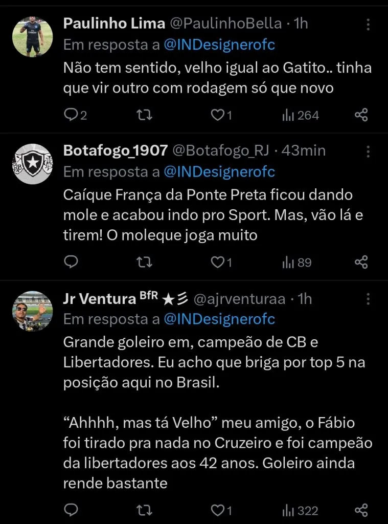 Repercussão via Twitter