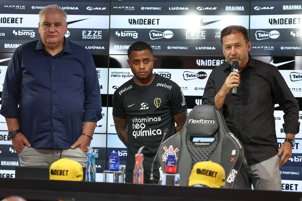 Corinthians apresentando Diego Palacios. Foto: Marcello Zambrana/AGIF