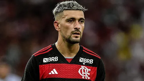 Arrascaeta pelo Flamengo. Foto: Thiago Ribeiro/AGIF