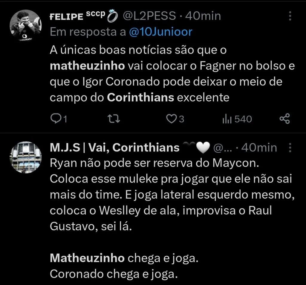 Repercussão via Twitter