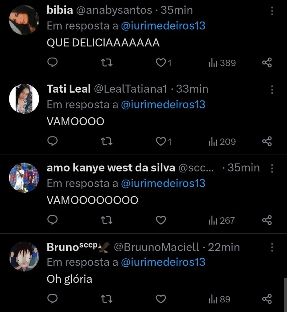 Repercussão via Twitter