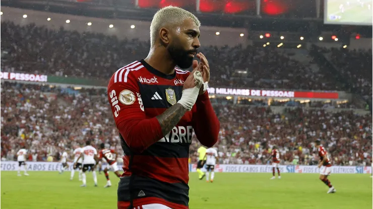 Gabriel Barbosa of Flamengo. (Photo by Wagner Meier/Getty Images)