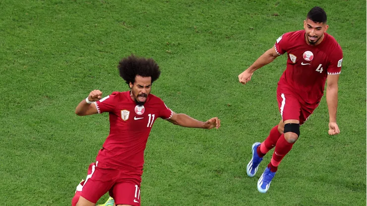 Akram Afif: grande destaque do Catar em busca do segundo título consecutivo (Foto: Lintao Zhang/Getty Images)