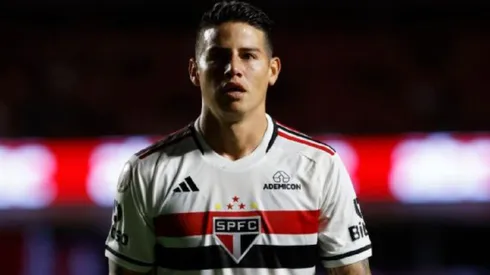 James Rodríguez não viajou para decisão entre São Paulo e Palmeiras (Foto: Rubens Chiri/saopaulofc.net/Divulgação)