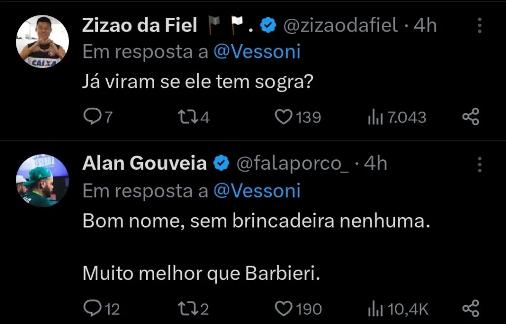 Repercussão via Twitter