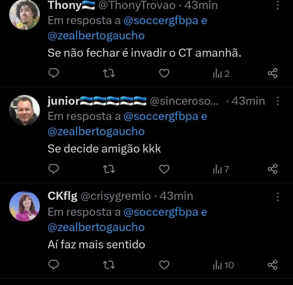 Repercussão via Twitter