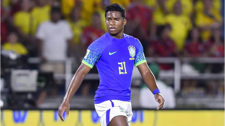 Endrick of Brazil . (Photo by Gabriel Aponte/Getty Images)