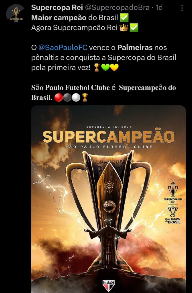 Repercussão via Twitter