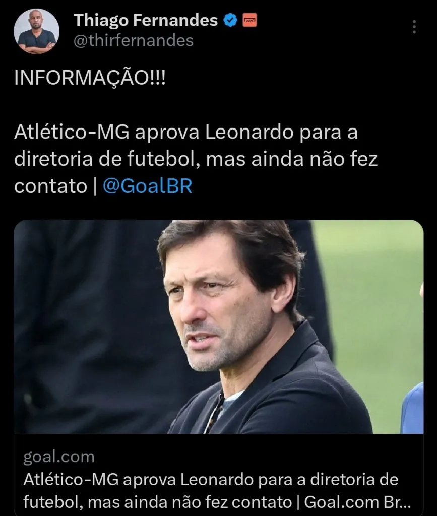 Repercussão via Twitter