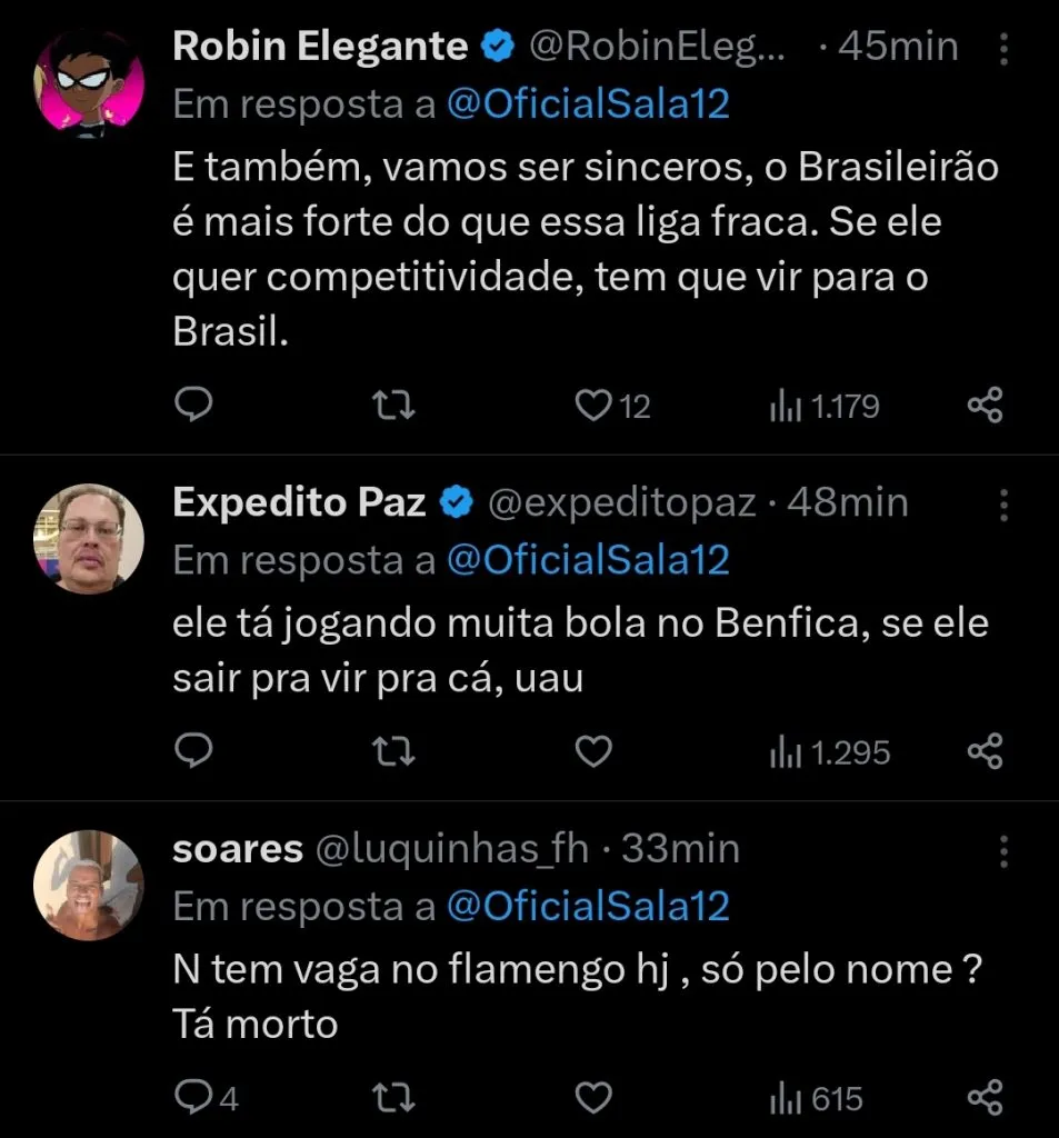 Repercussão via Twitter