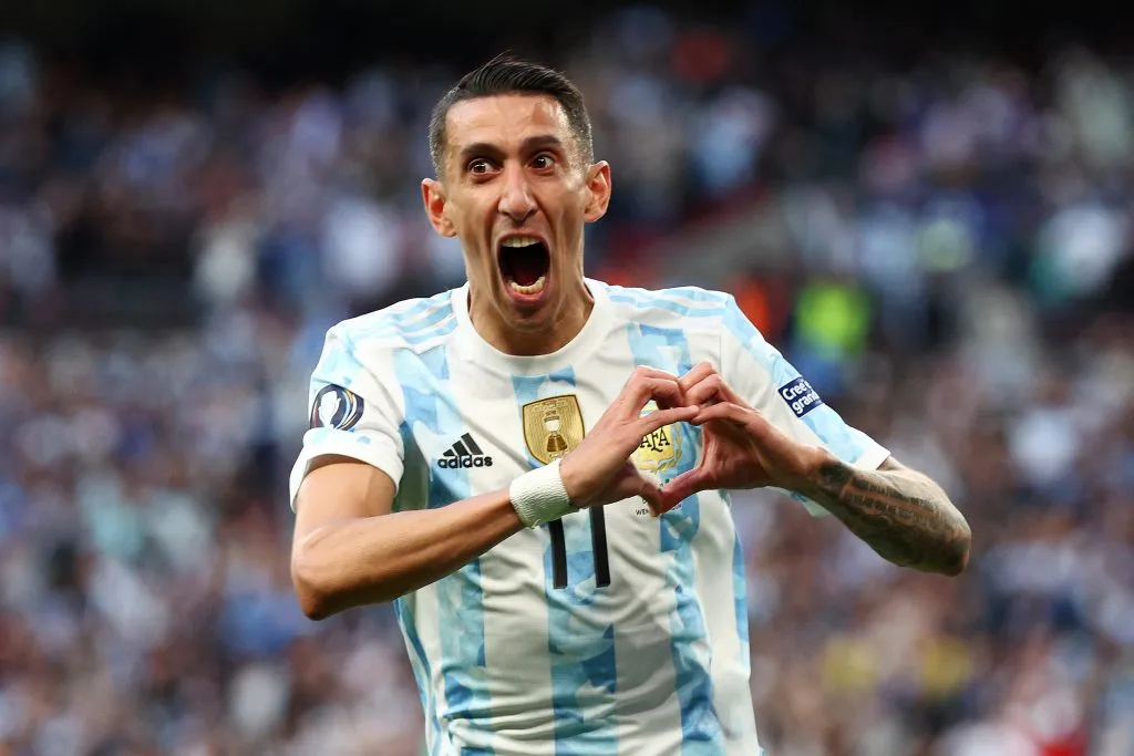 Di María em ação pela Argentina (Photo by Clive Rose/Getty Images)